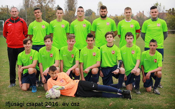 Ifjúsági csapat 2016. év ősz
